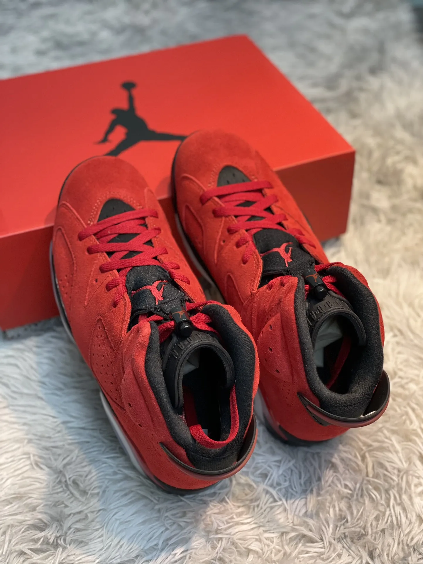 GoAnywhere Nike Air Jordan 6 “Raging Bull” Red Black High-Top Basketball Shoes for Men –  Replica Nike – CT8529- 1109