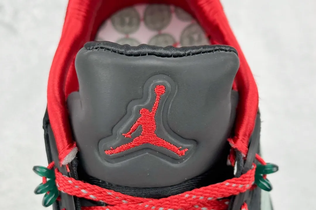 Sleek Nike Air Jordan AJ5 Retro Black Red Silk Low Top Sneakers – High Quality Rep Shoes DM4640- 1139