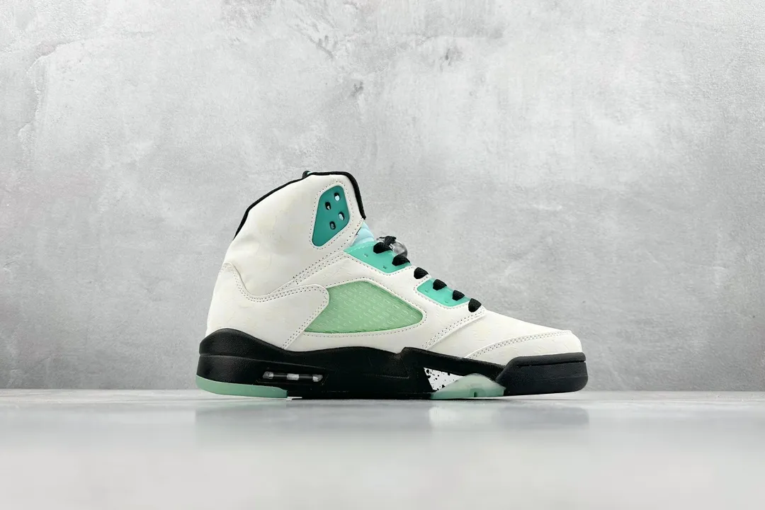 Functional Nike Air Jordan AJ5 Retro ‘Mint Green’ – High Top Rep Shoes for Men – High Quality Replica Sneakers – CN2932- 1119