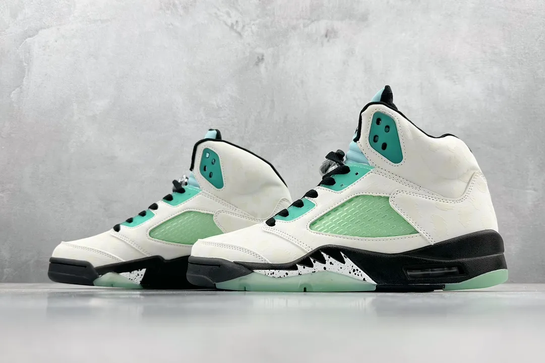 Functional Nike Air Jordan AJ5 Retro ‘Mint Green’ – High Top Rep Shoes for Men – High Quality Replica Sneakers – CN2932- 1119