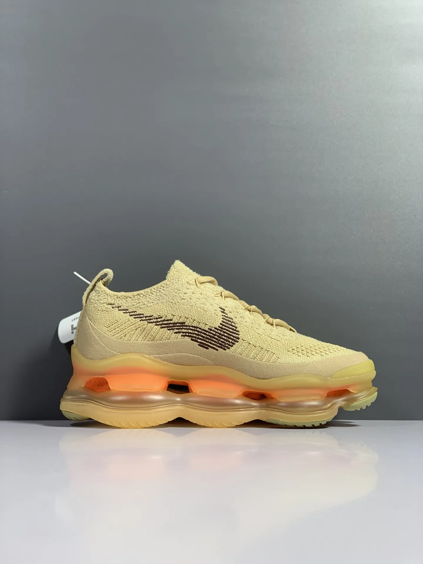 Nike Air Max Scorpion Flyknit Beige Low Top –  Rep Shoes & Replica Sneakers Breathable 1373