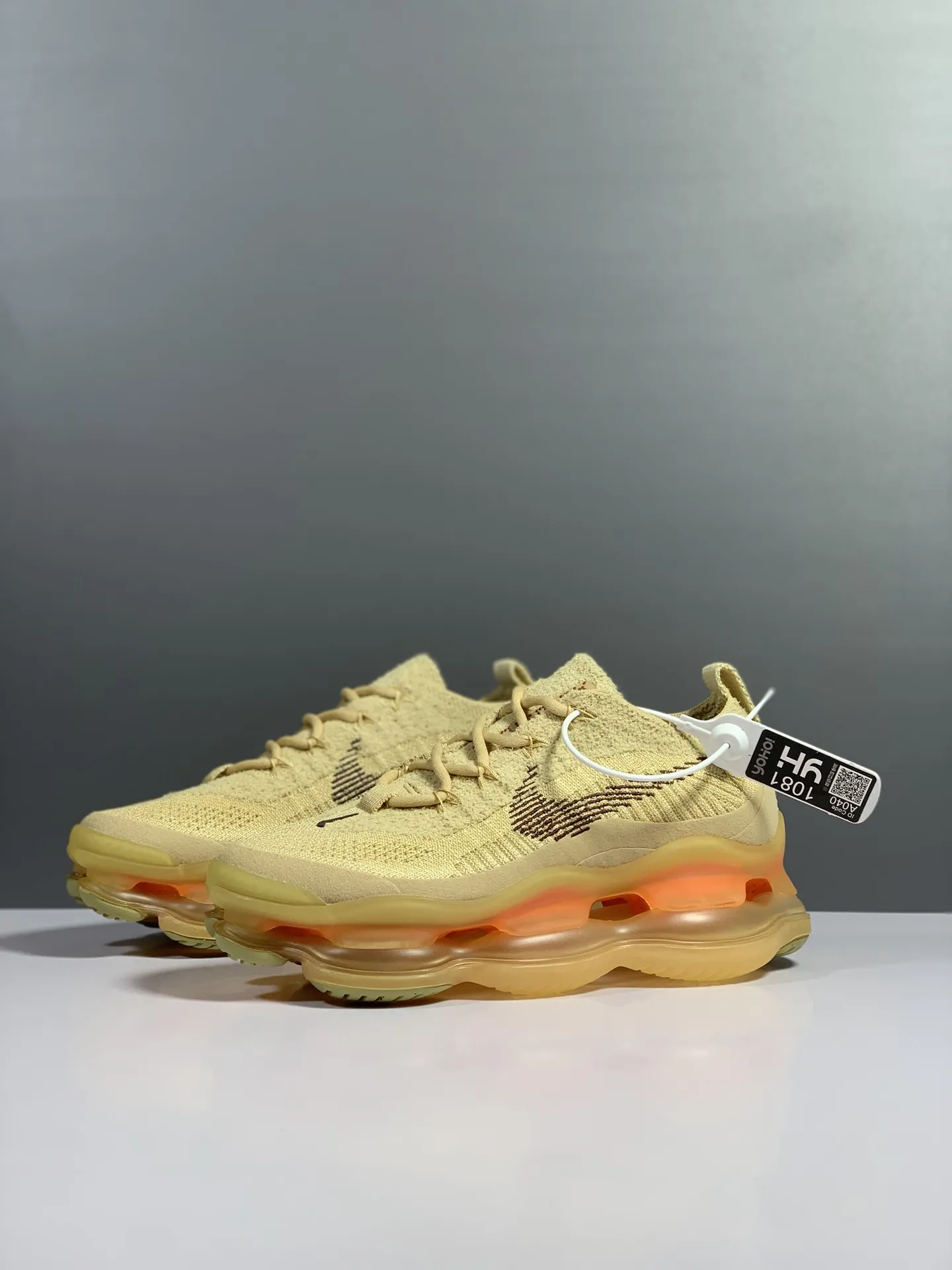 Nike Air Max Scorpion Flyknit Beige Low Top –  Rep Shoes & Replica Sneakers Breathable 1373