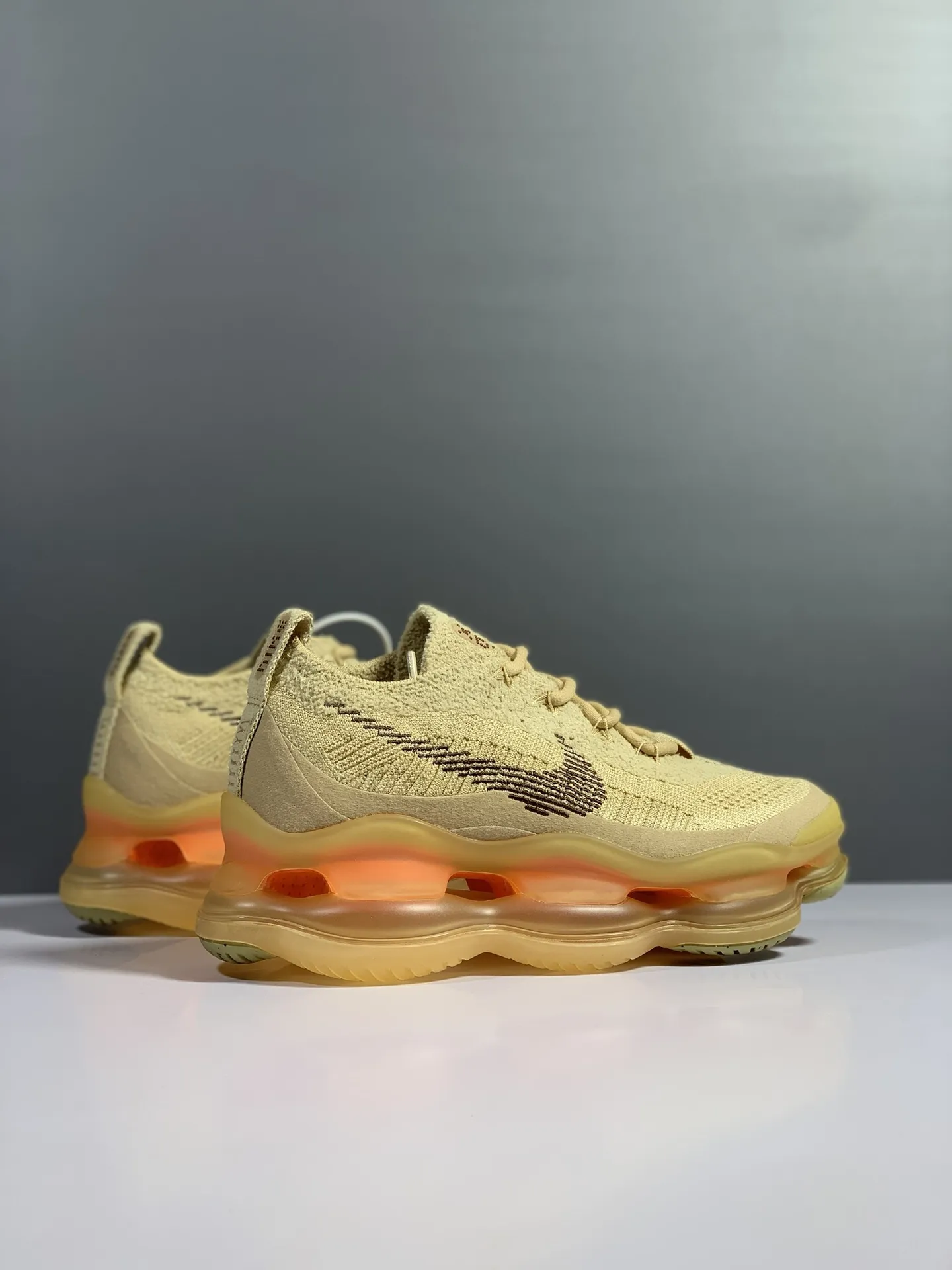 Nike Air Max Scorpion Flyknit Beige Low Top –  Rep Shoes & Replica Sneakers Breathable 1373
