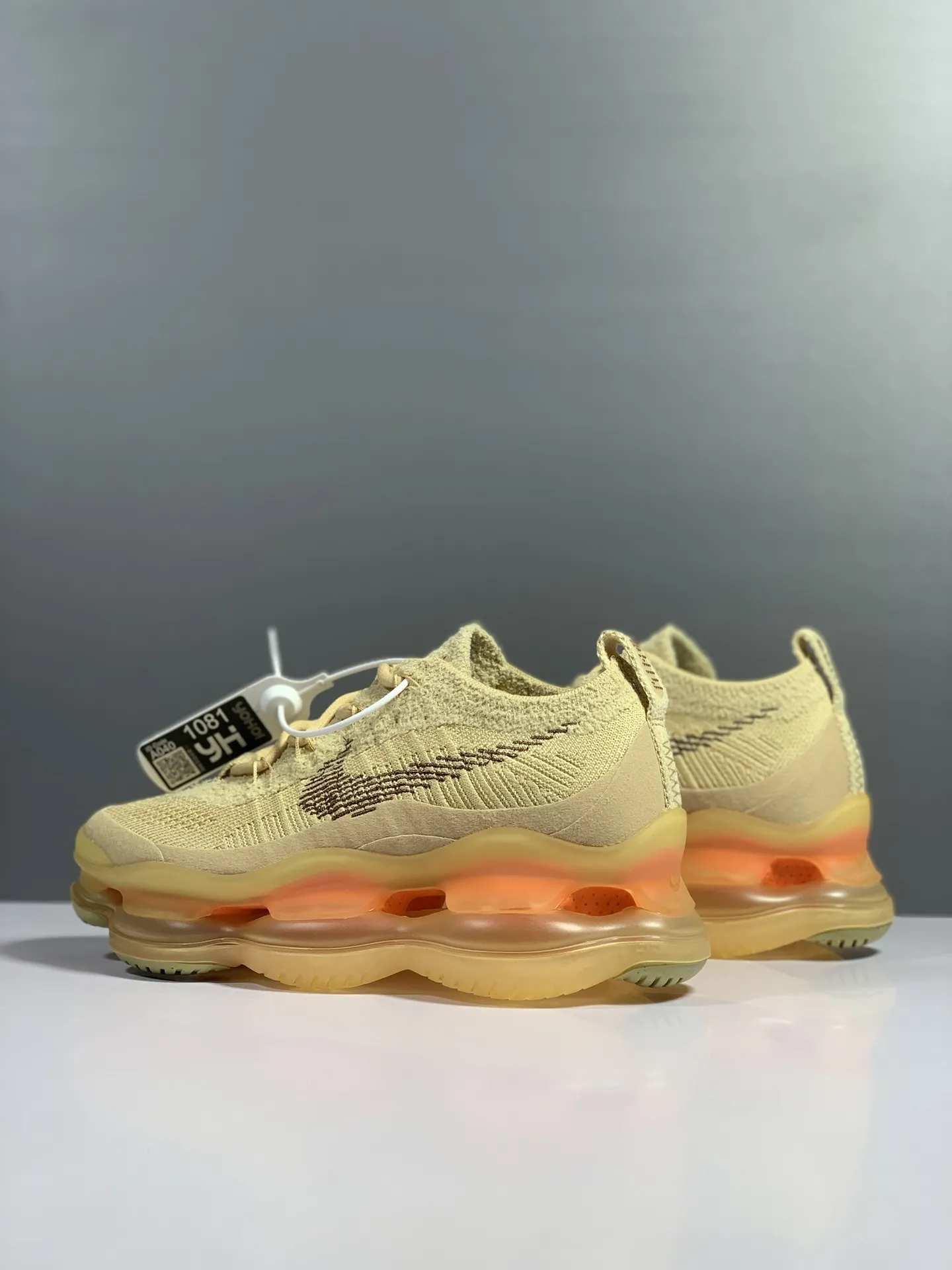 Nike Air Max Scorpion Flyknit Beige Low Top –  Rep Shoes & Replica Sneakers Breathable 1373