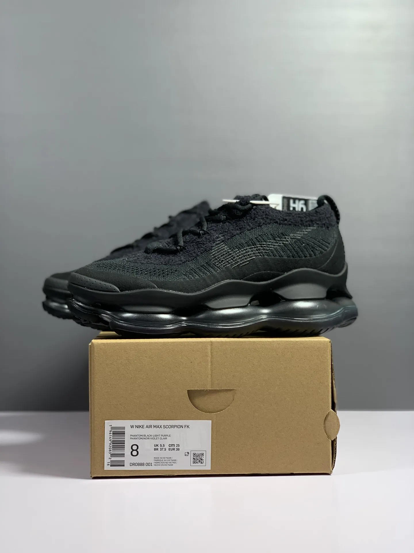 Unique Nike Air Max Scorpion Flyknit Black Low –  Rep Shoes & Replica Sneakers 1377