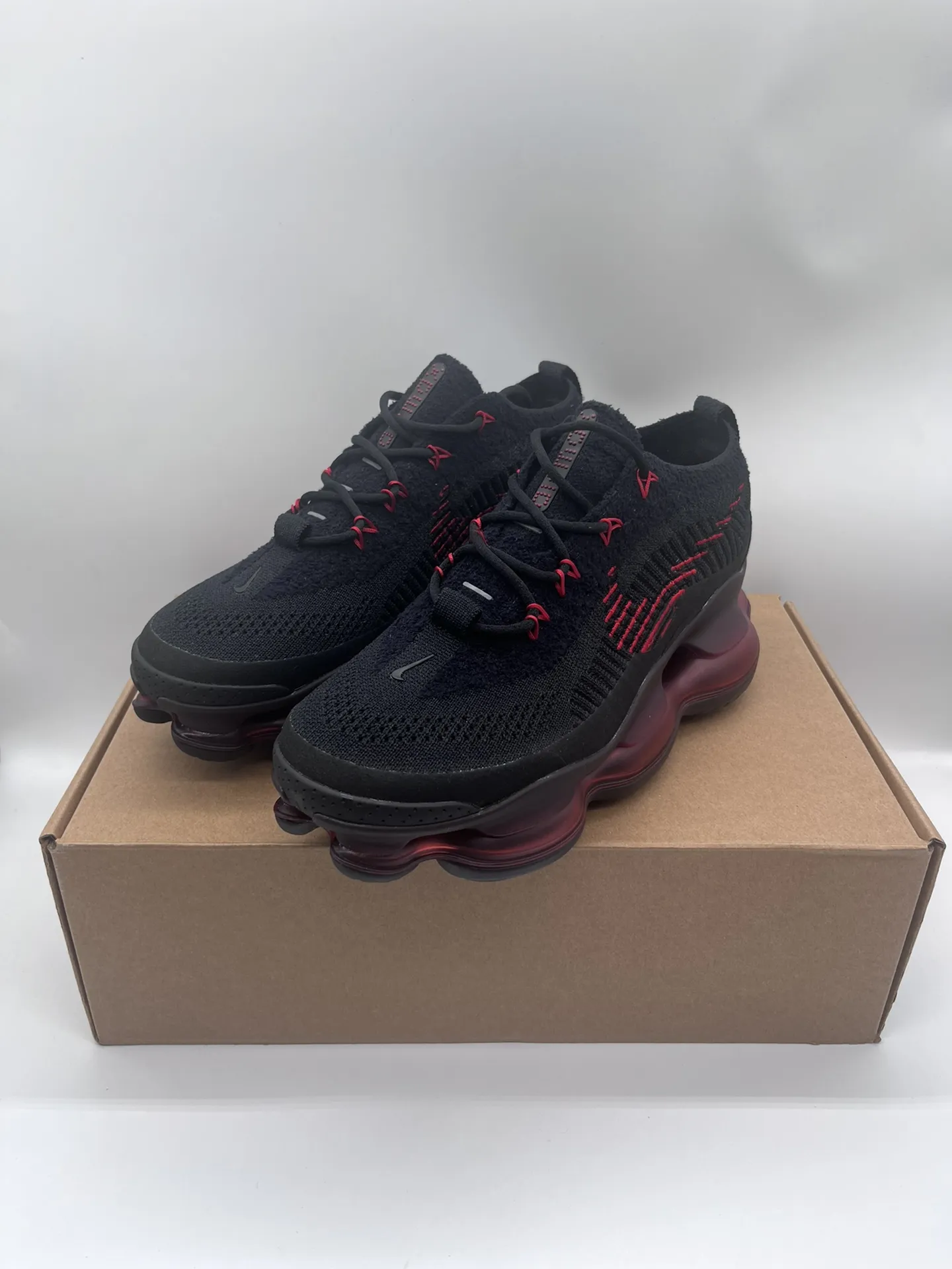 Nike Air Max Scorpion Flyknit Black Purple Low Top –  Rep Shoes & Replica Nikes WeatherProof 1421