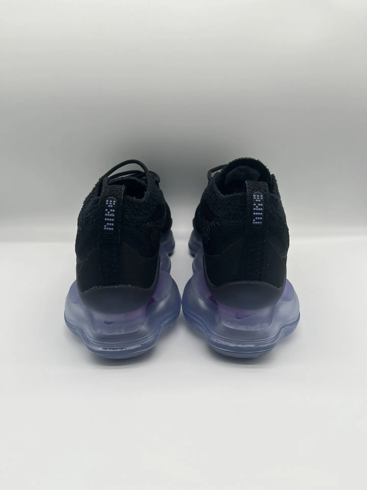 Nike Air Max Scorpion Flyknit Black Purple Low Top Rep Shoes Replica Nikes Durable 1414