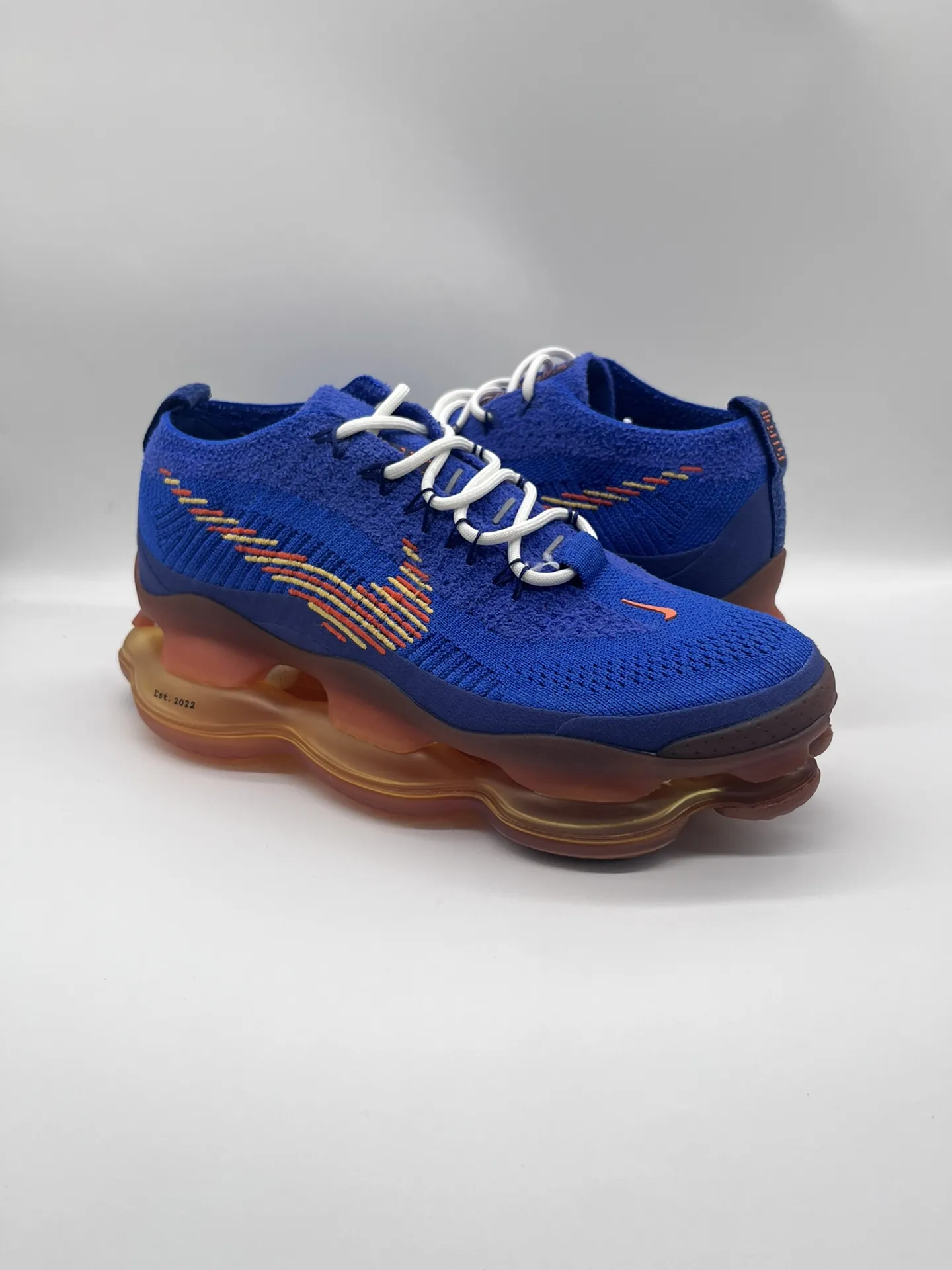 Durable Nike Air Max Scorpion Flyknit Blue Low Top –  Rep Shoes & Replica Sneakers 1401