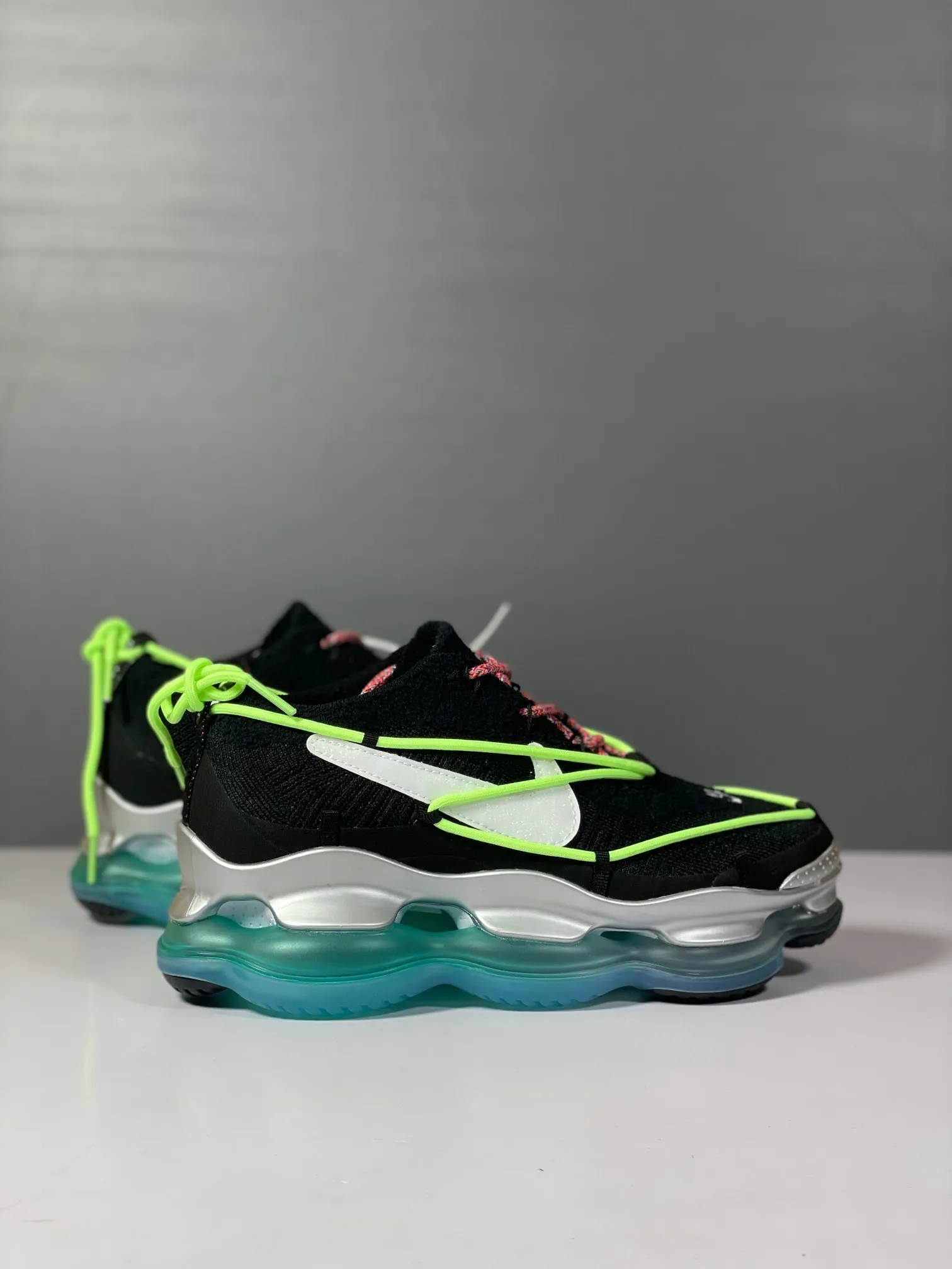 UrbanChic Nike Air Max Scorpion Running Shoes Black Silver Blue – High-Quality Rep Shoes & Replica Sneakers 1398