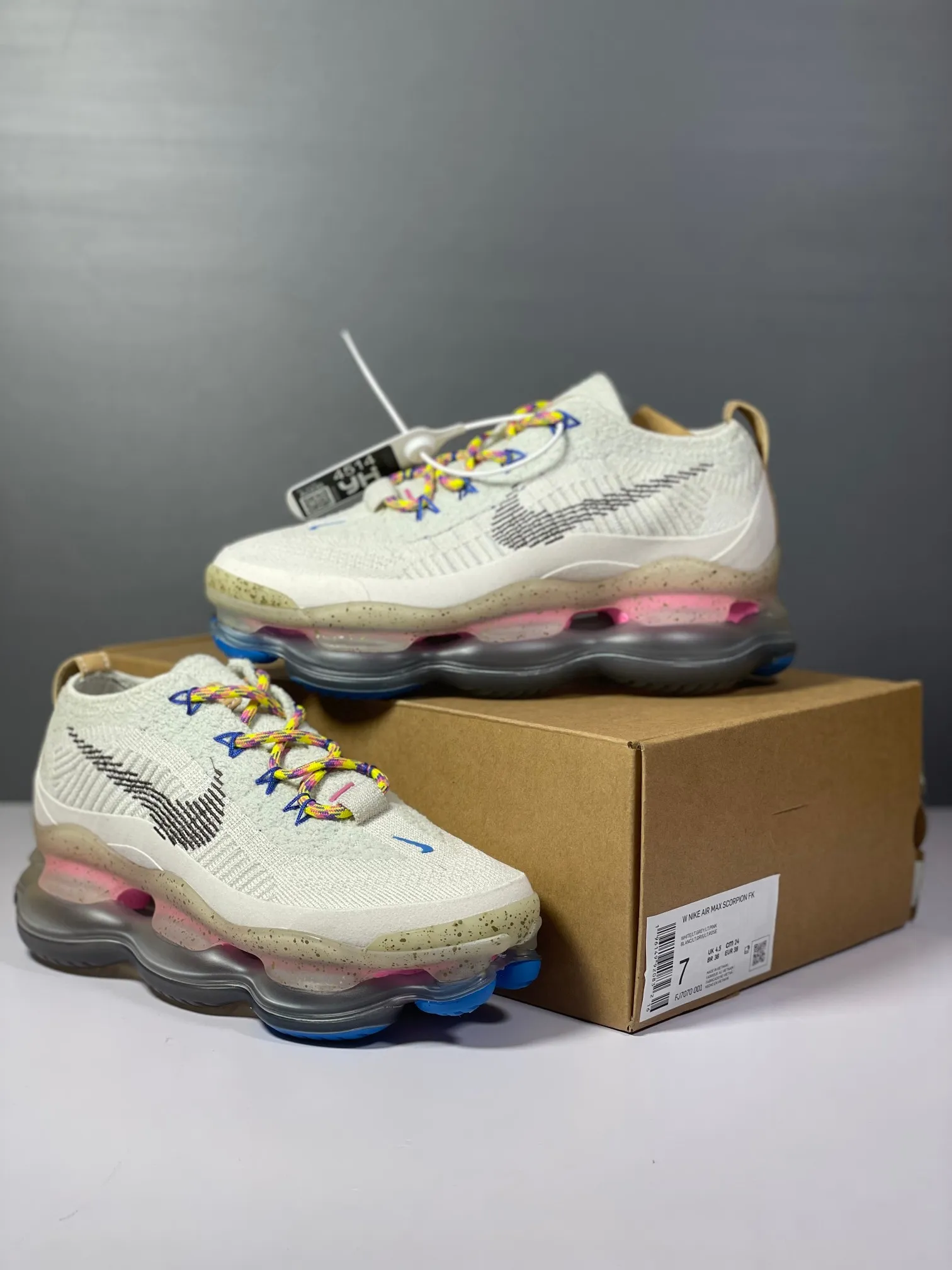 TechFriendly Nike Air Max Scorpion Running Shoes White Grey –  Rep Shoes & Replica Sneakers 1411