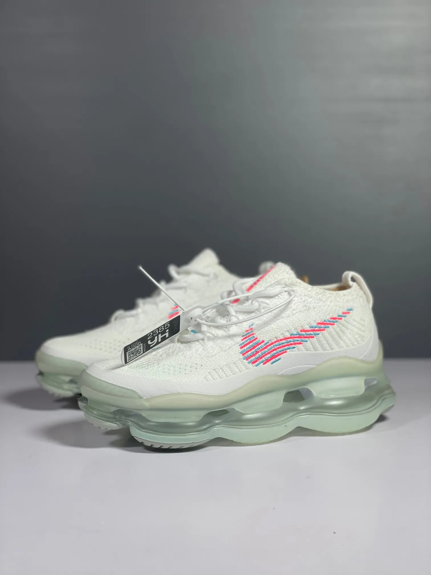Nike Air Max Scorpion Running Shoes White Red –  Rep Shoes & Replica Sneakers Durable 1410