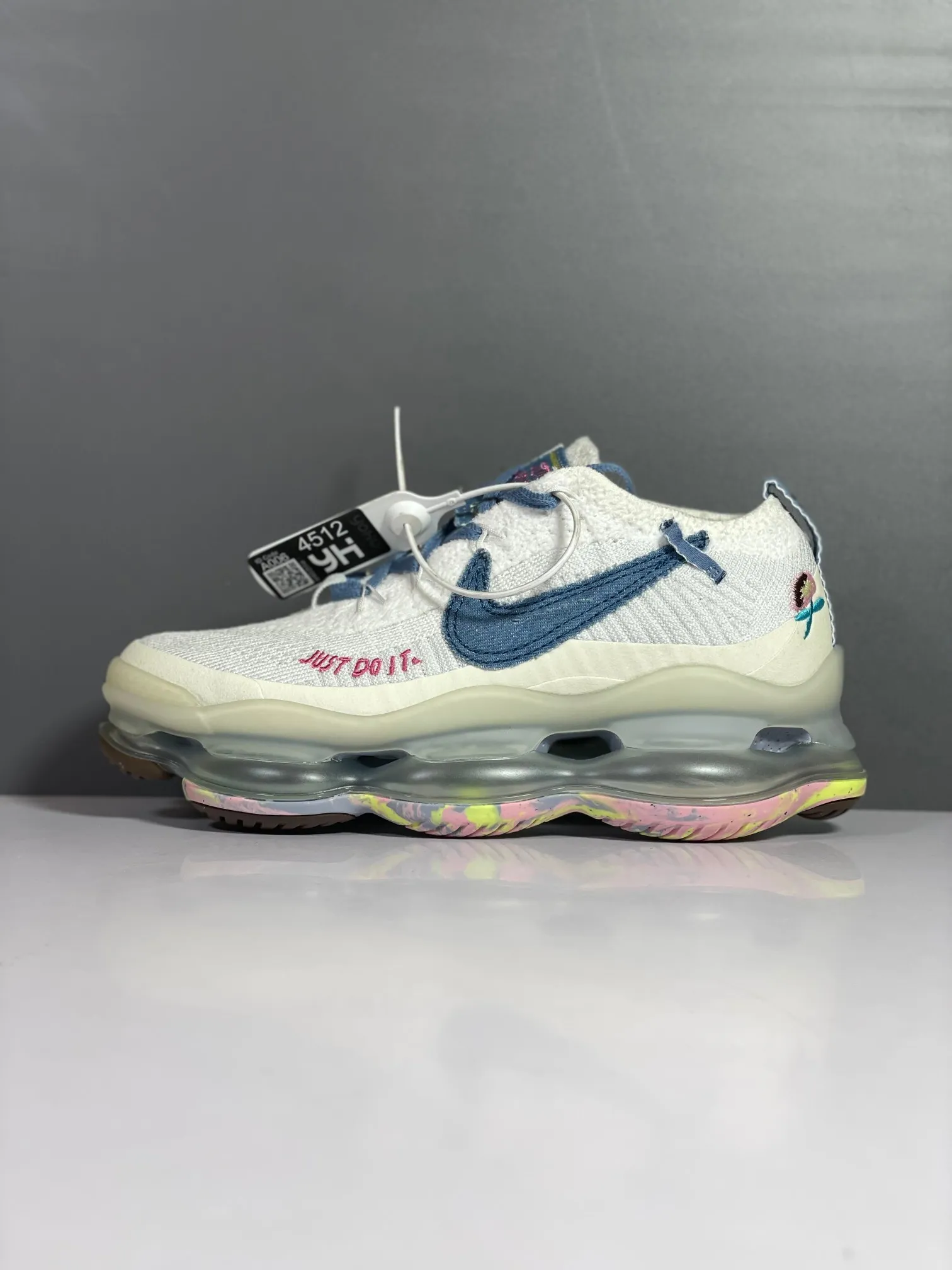 Comfortable Nike Air Max Scorpion White Green Rep Shoes Replica Sneakers Running Shoes 1399