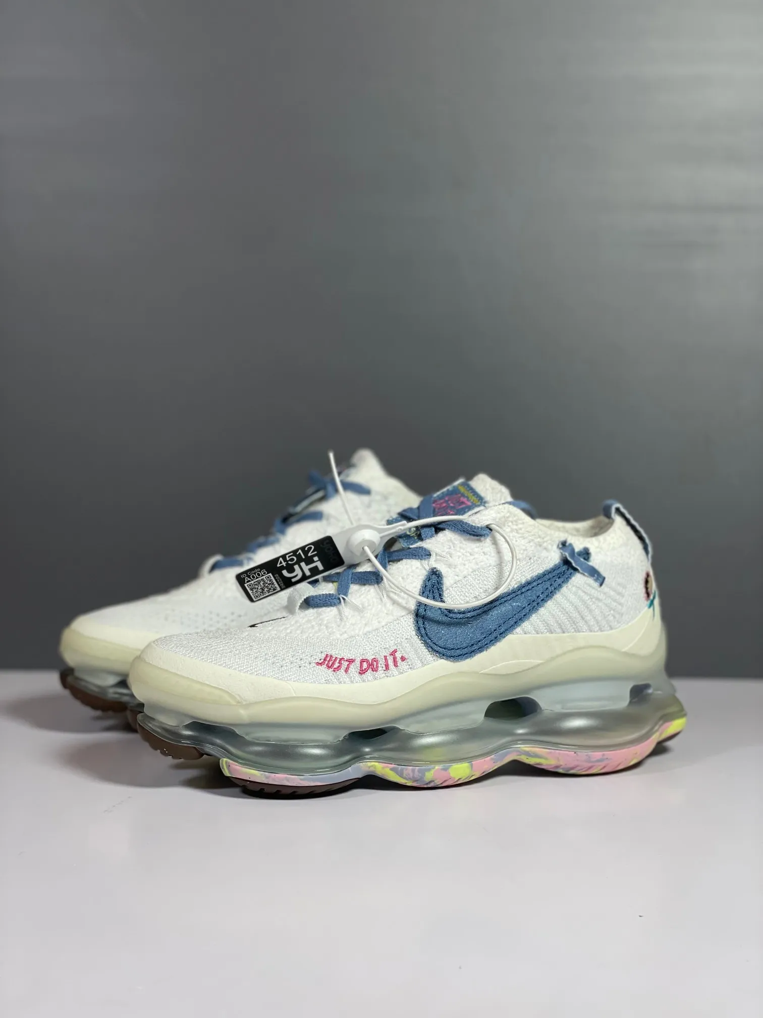 Comfortable Nike Air Max Scorpion White Green Rep Shoes Replica Sneakers Running Shoes 1399