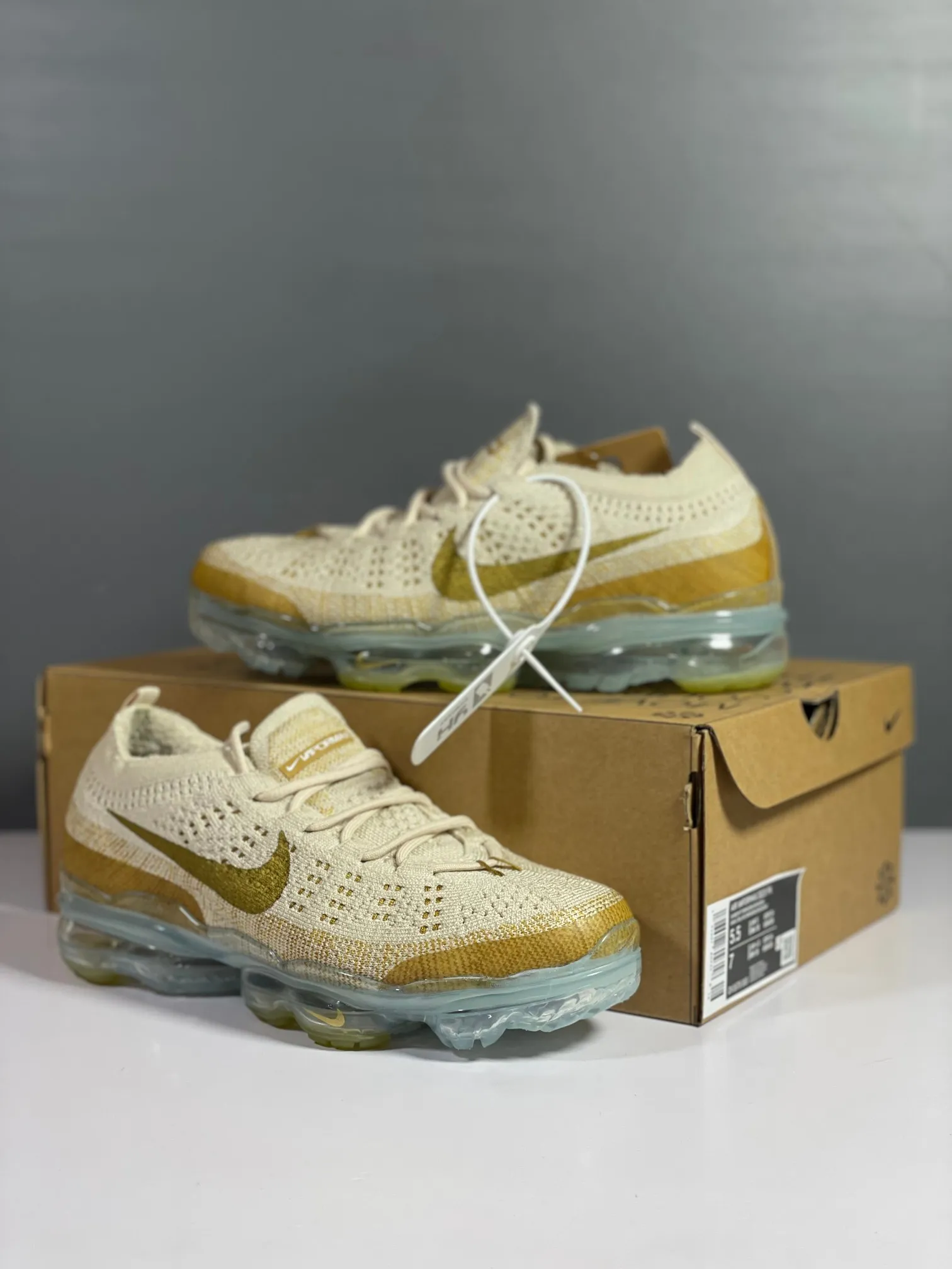 Nike Air VaporMax Flyknit DV1678 Brown Low Top Rep Shoes Replica Sneakers OnTrend 1353