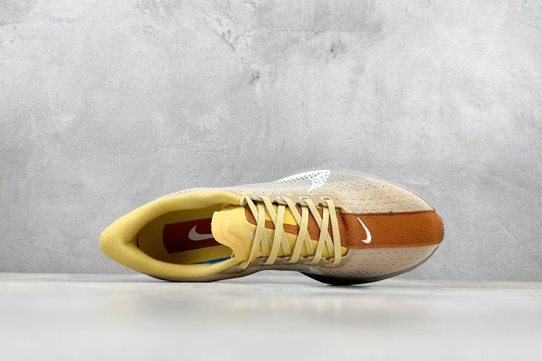 Nike Air Zoom Pegasus 35 Running Shoes – Beige Yellow, Flywire Design with Replica Nike Style and Rep Shoes Look Affordable 1448