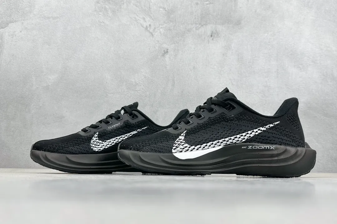 EasyMatch Nike Air Zoom Pegasus 35 Running Shoes – Black – Flywire Design with Replica Nike Style 1485