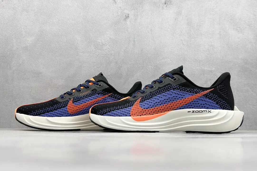 Premium Nike Air Zoom Pegasus 35 Running Shoes – Black Blue Orange,  and Cushioned, Men’s Size 40-45, Premium Rep Shoes and Replica Sneakers 1427