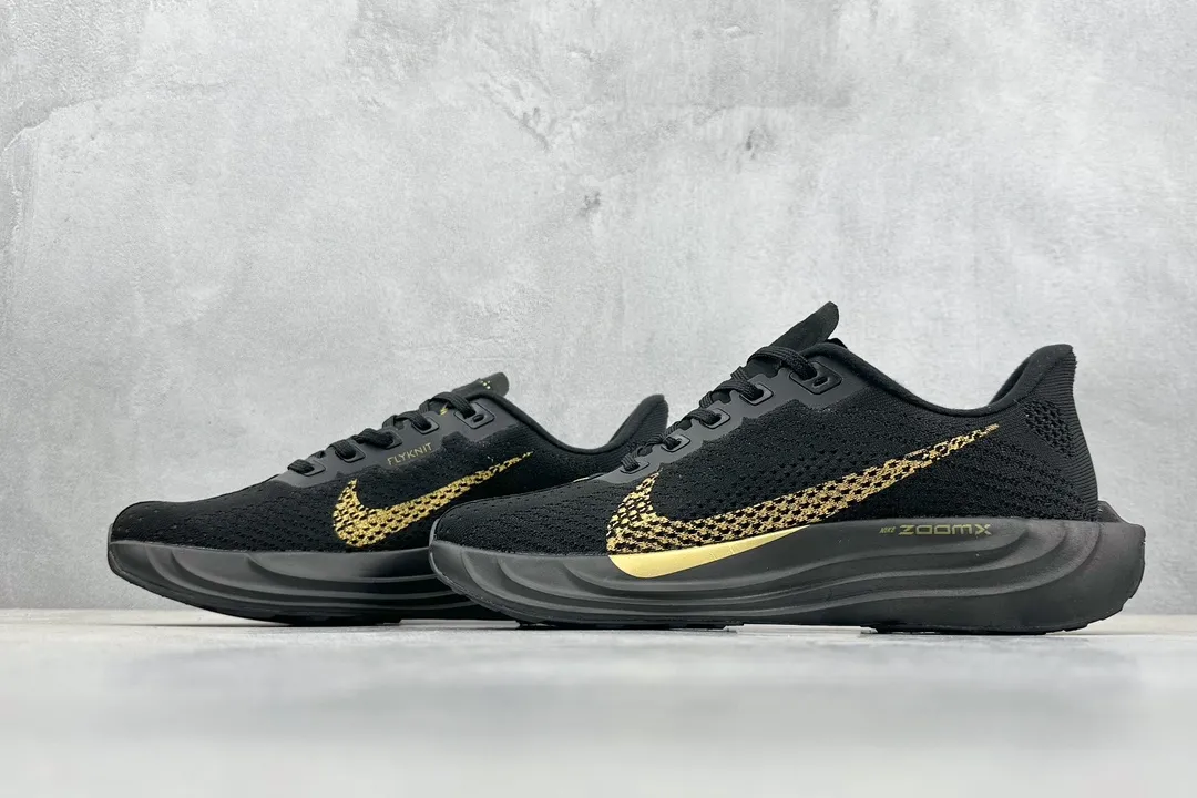 UrbanStyle Nike Air Zoom Pegasus 35 Running Shoes – Black Gold – Men’s Athletic Sneakers with Replica Nike Style 1486