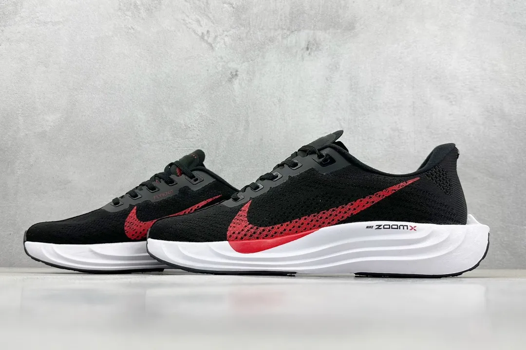 Soft Nike Air Zoom Pegasus 35 Running Shoes – Black Red, Athletic Style with Replica Nike Design and Rep Shoes Look 1451