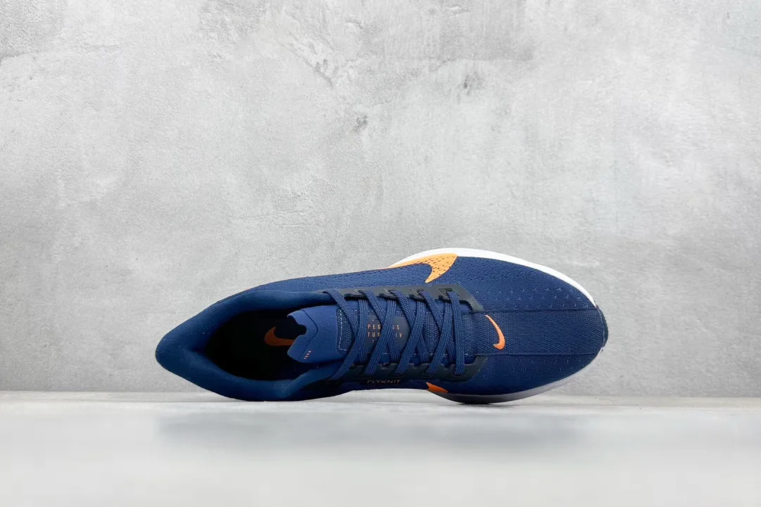Nike Air Zoom Pegasus 35 Running Shoes – Blue Orange, Athletic Style with Replica Nike Design and Rep Shoes Look Bold 1450