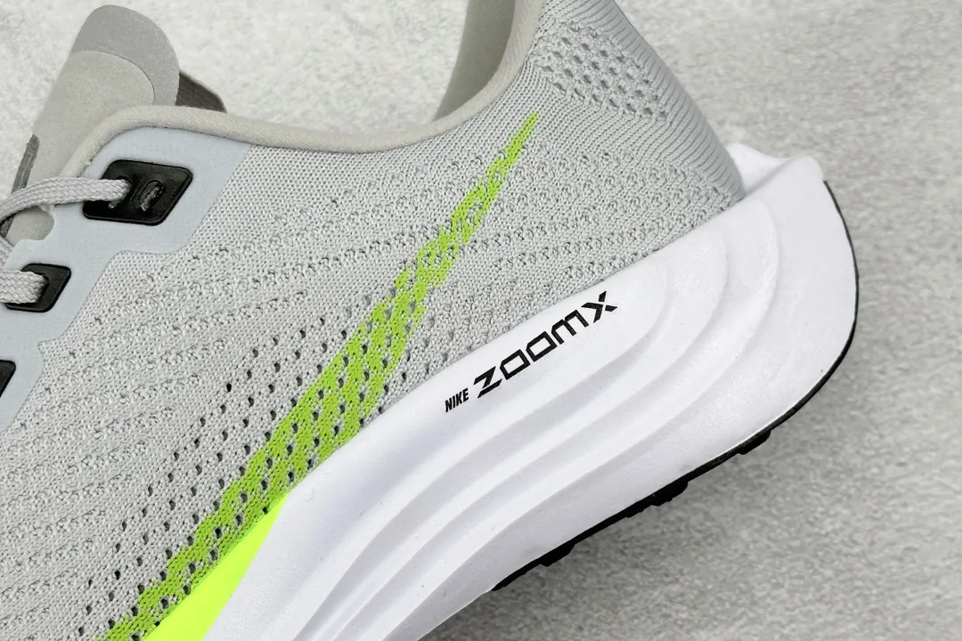 Nike Air Zoom Pegasus 35 Running Shoes – Grey White Neon Green, Engineered Mesh Design with Replica Nike Style and Rep Shoes Look SoftTouch 1449