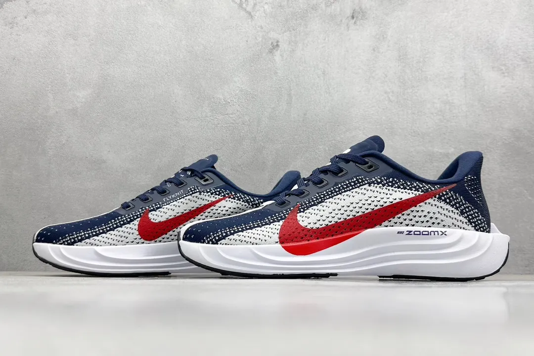 Nike Air Zoom Pegasus 35 Running Shoes – Navy White Red,  and Cushioned Design with Rep Shoes Style, Code: FQ7262- TimelessDesign 1425