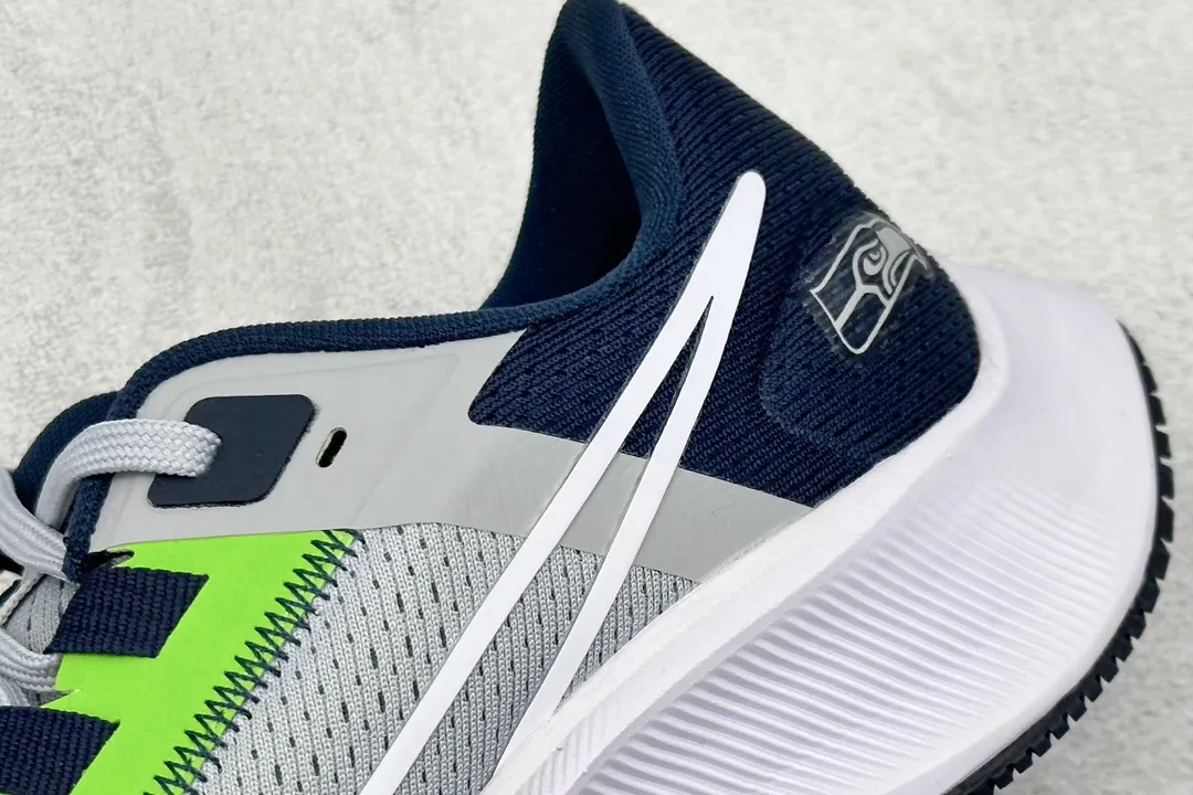 Nike Air Zoom Pegasus 38 – Grey White Navy Neon Green – Rep Shoes & Replica Sneakers for Men Tailored 1431