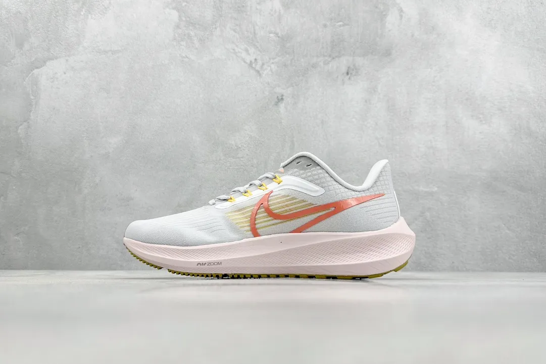 FlexibleFit Nike Air Zoom Pegasus 39 – Light Blue Orange,  Mesh Running Shoes for Stability and Smooth Stride, Replica Nike Style with Rep Shoes Design: DM0173- 1500
