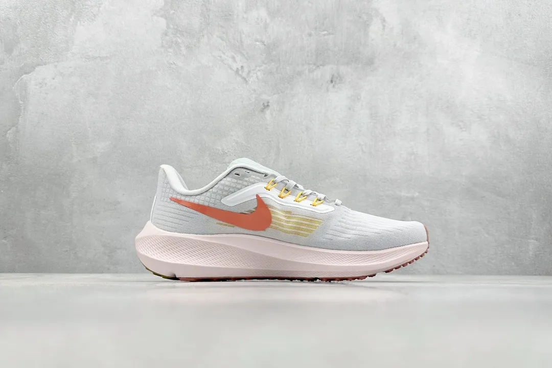 FlexibleFit Nike Air Zoom Pegasus 39 – Light Blue Orange,  Mesh Running Shoes for Stability and Smooth Stride, Replica Nike Style with Rep Shoes Design: DM0173- 1500