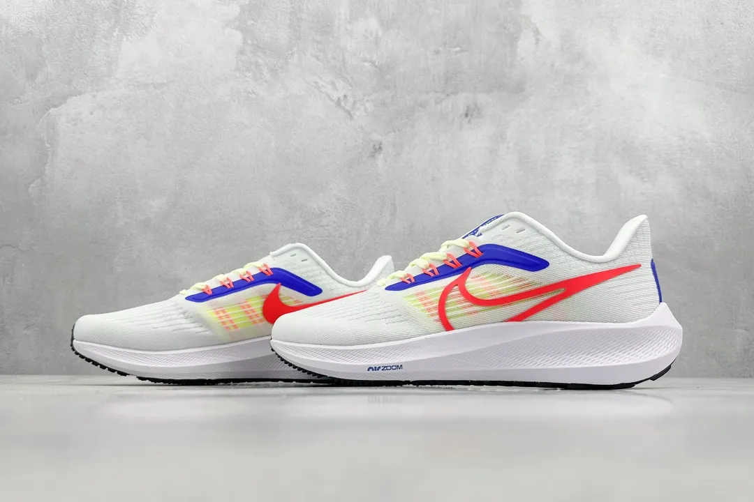 Nike Air Zoom Pegasus 39 PF – White Red Blue Mesh Running Shoes – DX3354-100 –  Replica Nike Shoes Edition TimelessDesign 1501