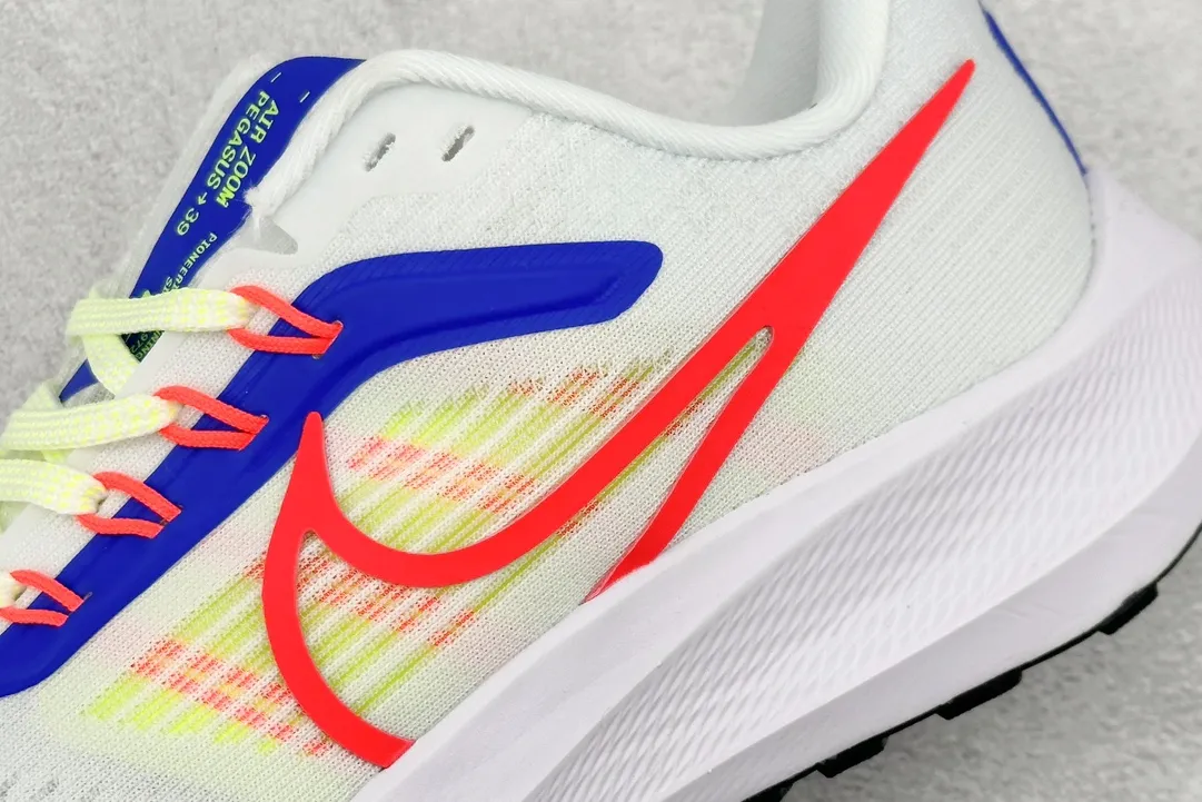 Nike Air Zoom Pegasus 39 PF – White Red Blue Mesh Running Shoes – DX3354-100 –  Replica Nike Shoes Edition TimelessDesign 1501