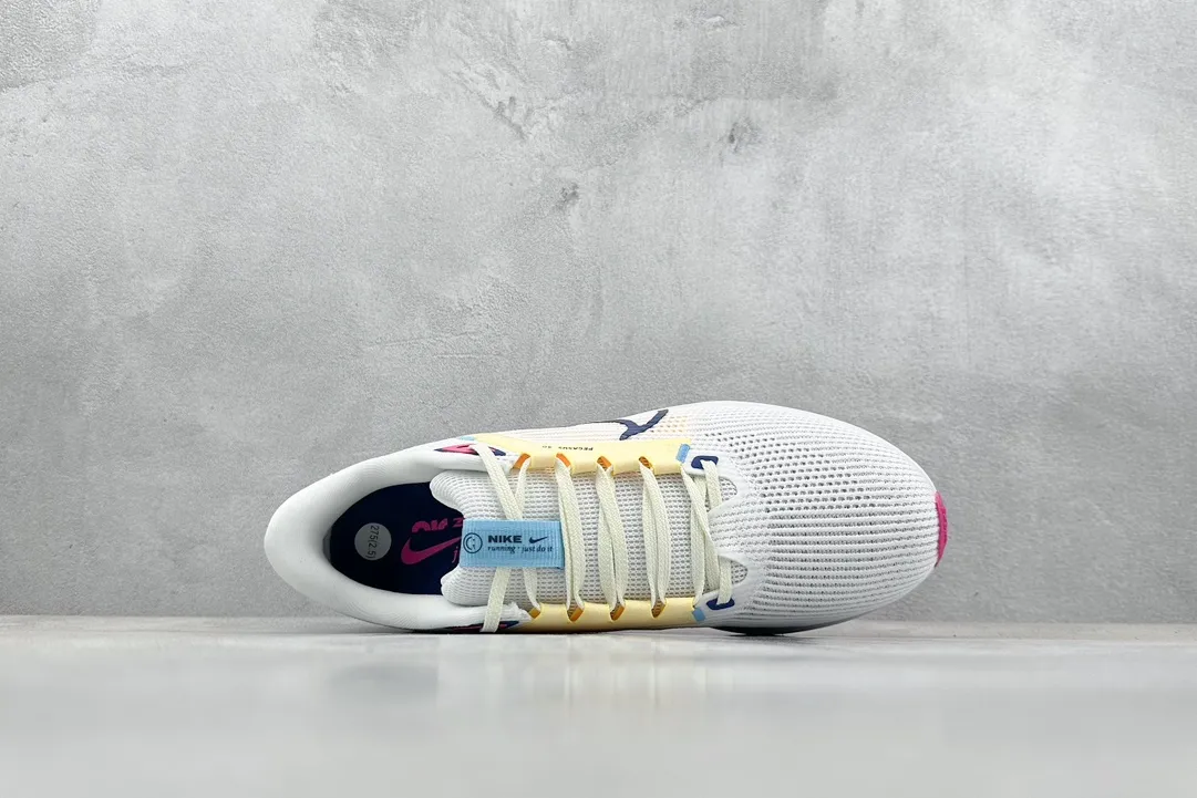 Nike Air Zoom Pegasus 40 Running Shoes – White Yellow Blue – Latest Pegasus Series with Replica Nike Style Sophisticated 1477