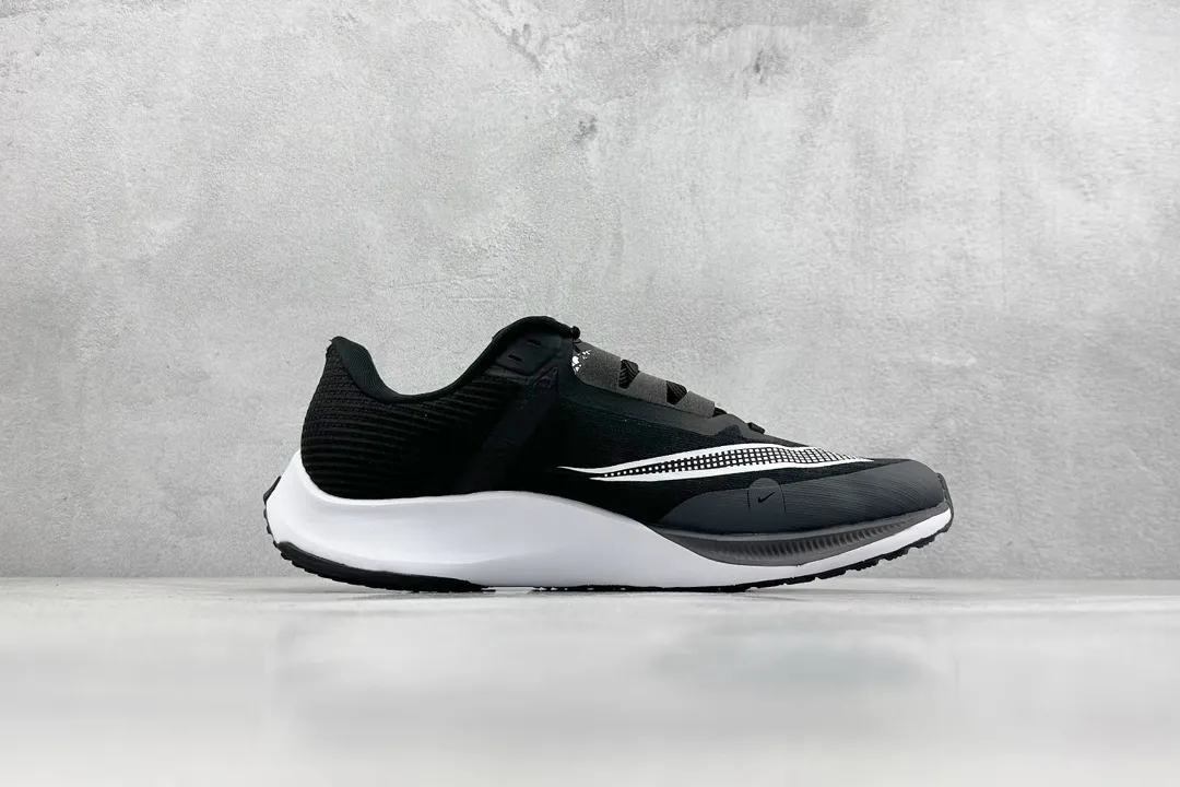 Nike Air Zoom Rival Fly 3 RS – Black White  Running Shoes for Training and Racing with Replica Nike Design and Rep Shoes Style Breathable 1432