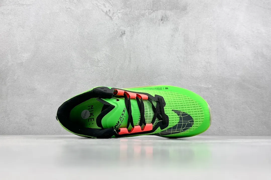 Nike Air Zoom Rival Fly 3 RS – Green Black Beige  Running Shoes for Training and Racing with Replica Nike Design WaterResistant 1445