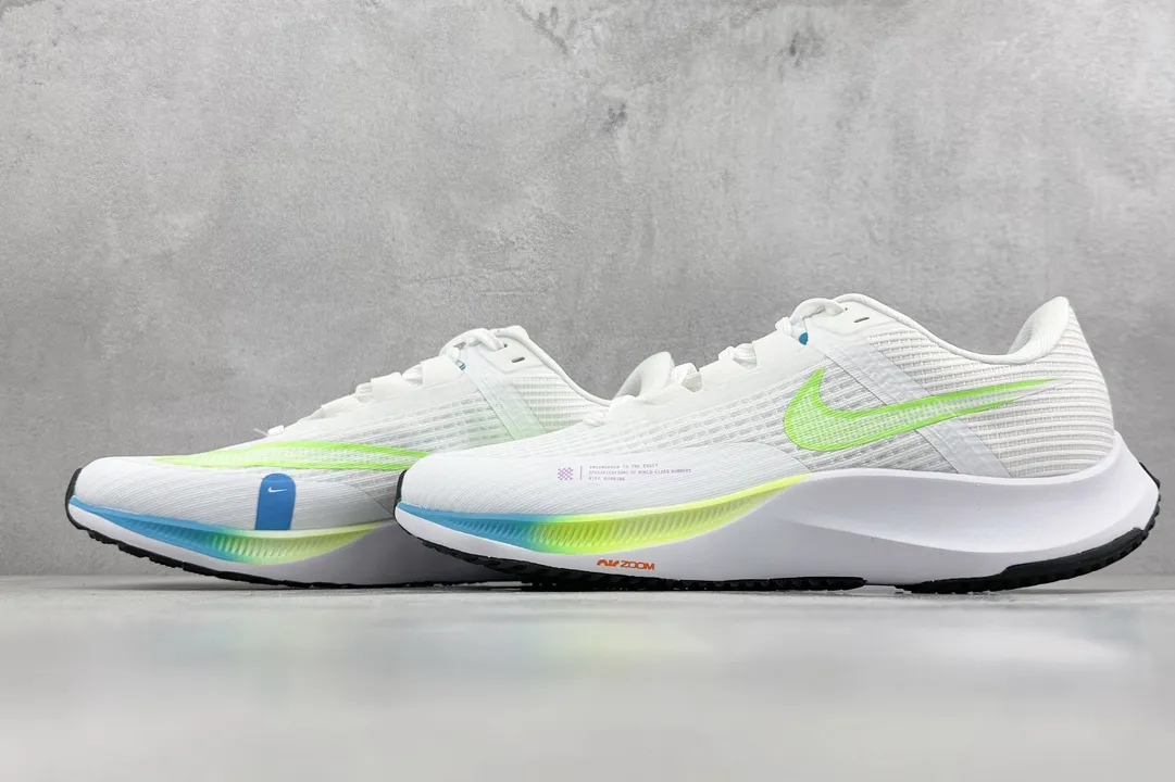 Nike Air Zoom Rival Fly 3 RS – White Neon Green  Running Shoes for Men, Size 39-46, Premium Rep Shoes & Nike Replica Efficient 1436