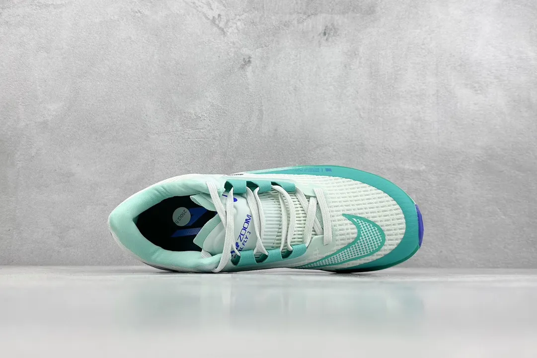 OdorResistant Nike Air Zoom Rival Fly 3 RS  Running Shoes – Mint Green White, Training and Racing Style with Replica Nike Design and Rep Shoes Look 1441
