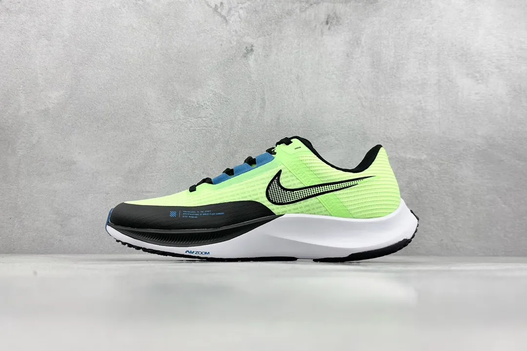 Nike Air Zoom Rival Fly 3 RS  Running Shoes – Volt Black Blue, Rep Shoes and Nike Replica for Training and Racing, Size 39- Reliable 1446