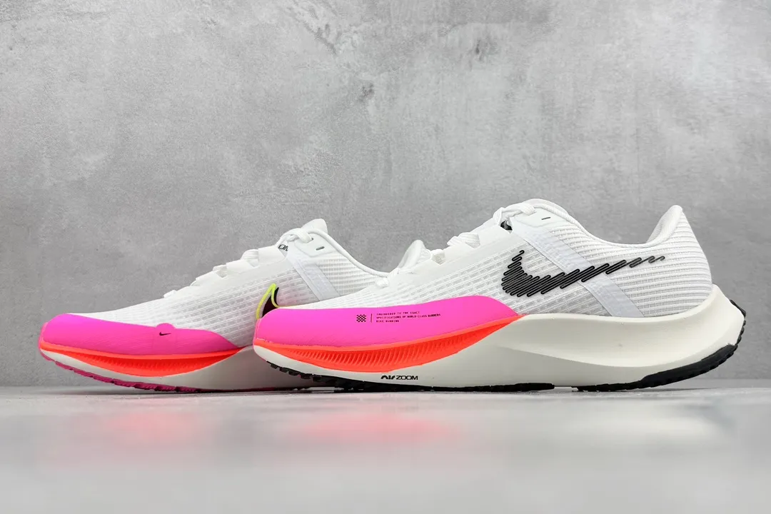 Nike Air Zoom Rival Fly 3 RS  Running Shoes – White Pink, Training and Racing Style with Nike Replica Design, Sizes 36- Versatile 1435