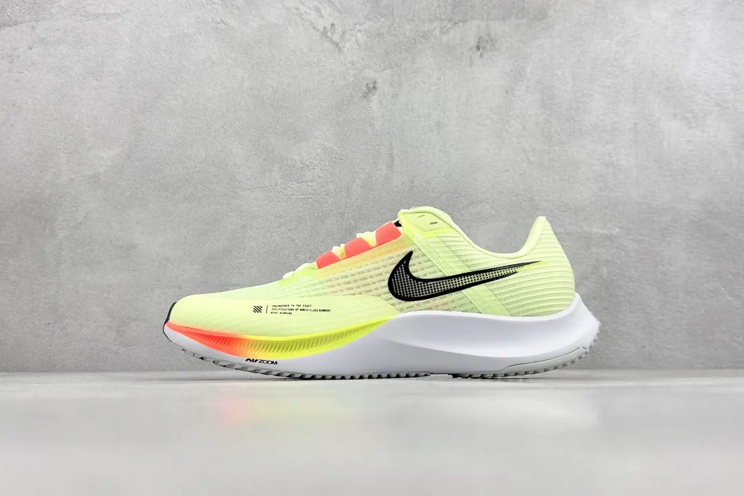 Thermal Nike Air Zoom Rival Fly 3 RS  Running Shoes – Yellow White Red, Training and Racing Style with Replica Nike Design, Size 39- 1443