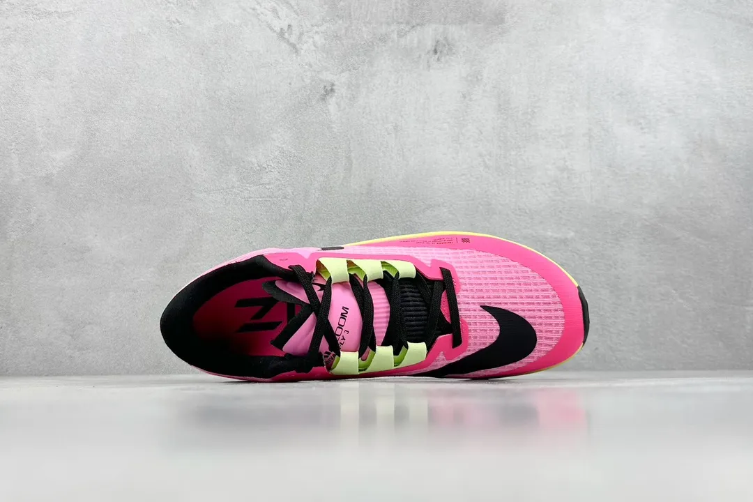 Nike Air Zoom Rival Fly 3 RS Running Shoes – Pink White Yellow,  Training and Racing Style with Replica Nike Design, Size 39- SmoothTexture 1444
