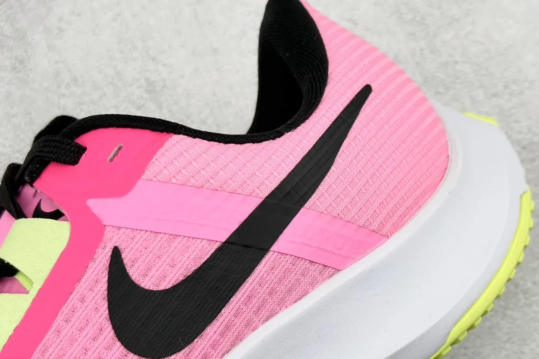 Nike Air Zoom Rival Fly 3 RS Running Shoes – Pink White Yellow,  Training and Racing Style with Replica Nike Design, Size 39- SmoothTexture 1444