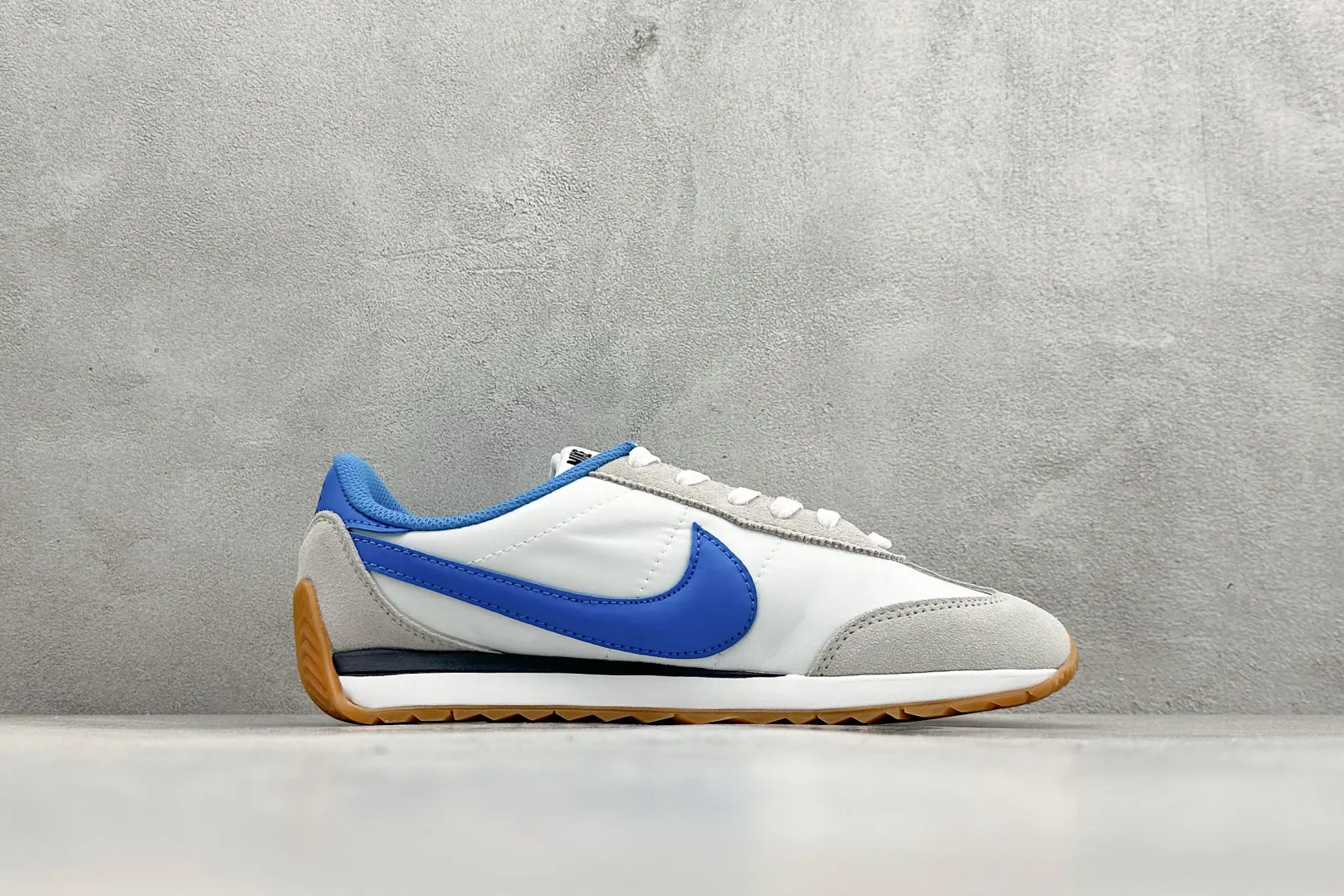 Nike  Cortez Leather White Blue Replica Shoe – Premium Rep Shoes MoistureWicking 1519