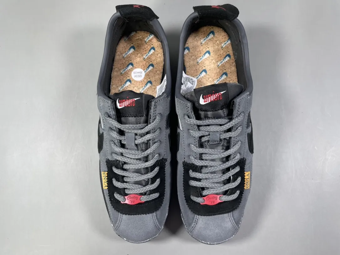 WeatherProof Nike Cortez 260 Union 50th Charcoal Black – Replica Nikes & Fake Nike Shoes 1533
