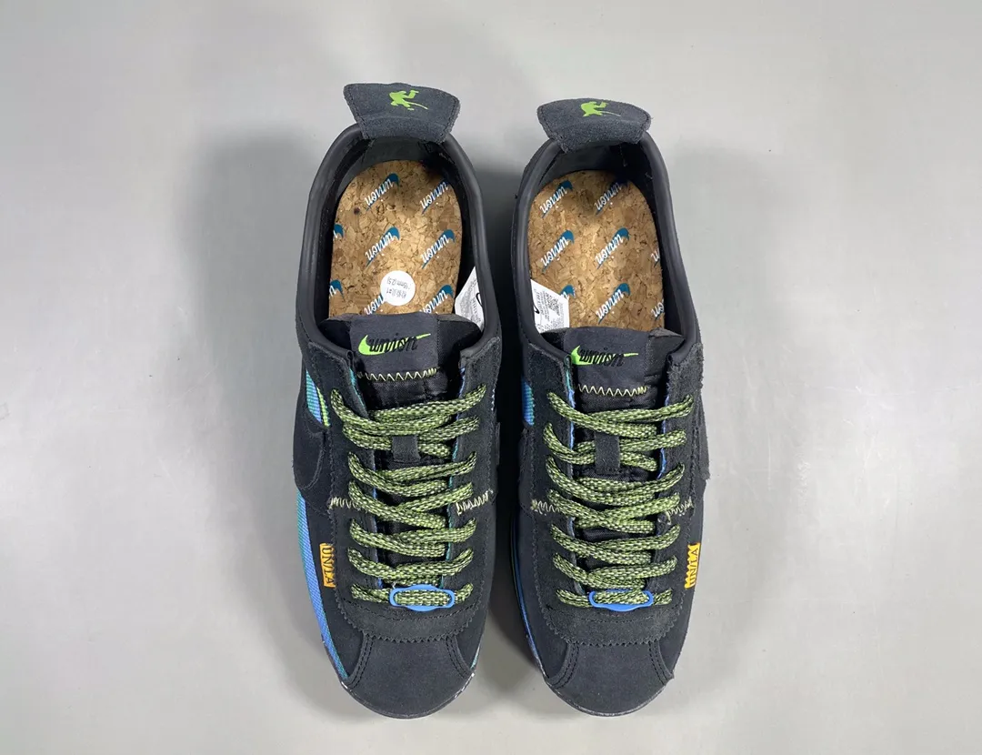 Comfortable Nike Cortez 260 Union Black Blue Green –  Rep Shoes & Replica Sneakers 1527