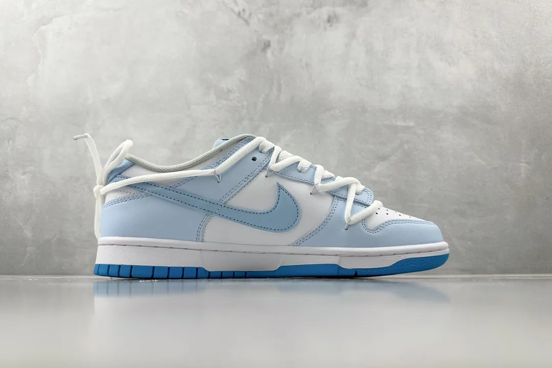 Trendy Nike Dunk Low Bigniu Blue White Rep Shoes – Replica Nikes 1560