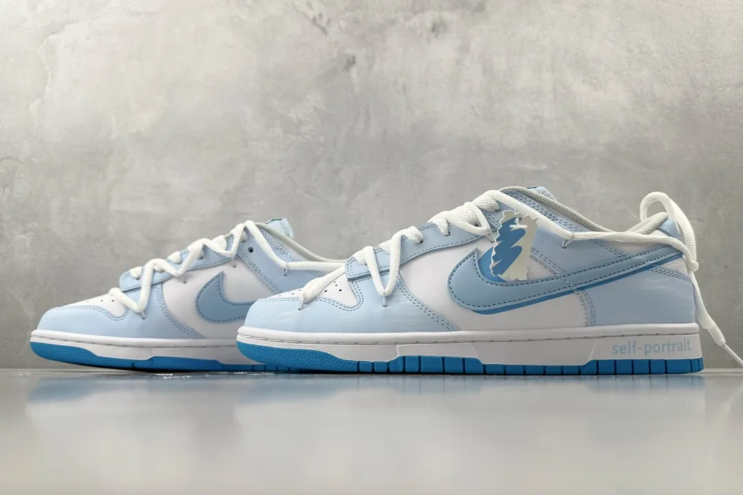 Trendy Nike Dunk Low Bigniu Blue White Rep Shoes – Replica Nikes 1560