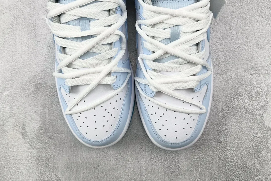 Trendy Nike Dunk Low Bigniu Blue White Rep Shoes – Replica Nikes 1560