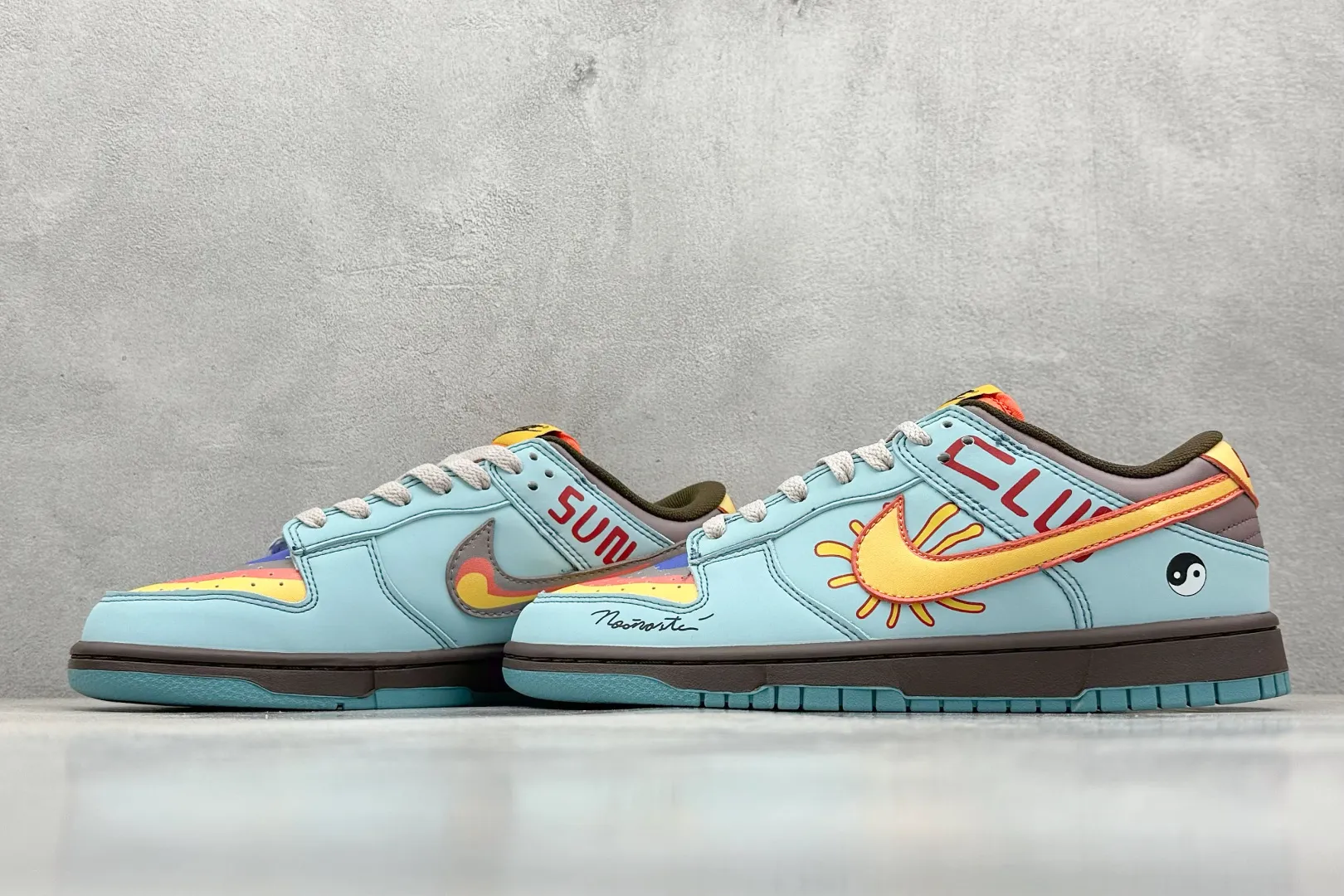 Nike Dunk Low Club 58 Blue Graphic – Replica Nike Shoes & Rep Shoes SmoothTexture 1578