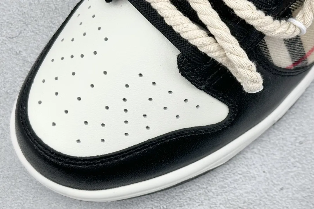 Nike Dunk Low Fire Scotland Plaid Black White – Replica Nikes & Fake Nike Shoes Cozy 1601