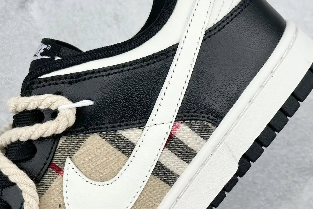 Nike Dunk Low Fire Scotland Plaid Black White – Replica Nikes & Fake Nike Shoes Cozy 1601